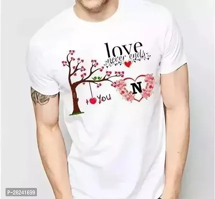 Reliable White Cotton Printed Round Neck Tees For Men-thumb0