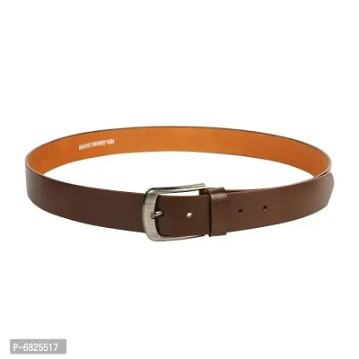 Leather Formal And Casual Belt For Men Brown-thumb3