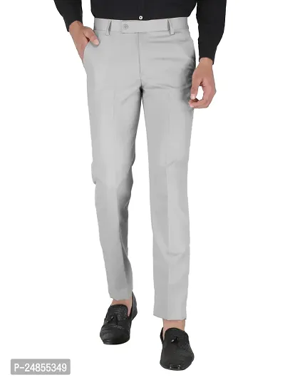 Modern Elegance in Polycotton Men's Formal Trousers for All Day Comfort