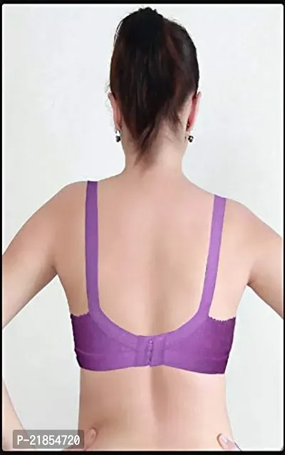 Pearl Lingerie Bra for Women Cup Size = B :: 30 to 44 Colors = Cherry :: Black :: Gray :: mahendi :: Purple ::  Lavender @235-thumb4