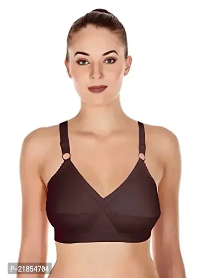 Pearl Lingerie Bra for Women Cup Size = B :: 30 to 44 Colors = Cherry :: Black :: Gray :: mahendi :: Purple ::  Lavender @235-thumb0