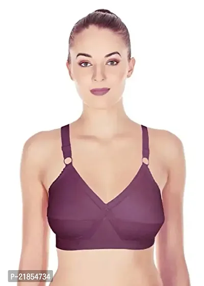 Pearl Lingerie Bra for Women Cup Size = B :: 30 to 44 Colors = Cherry :: Black :: Gray :: mahendi :: Purple ::  Lavender @235-thumb0