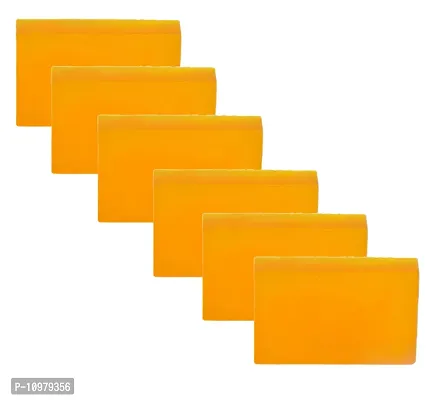 Orange Handmade Soap -100g Pack of 6