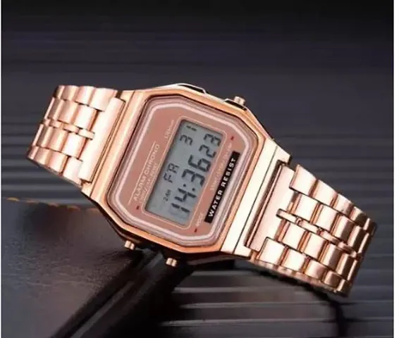 Stylish Metal strap digital watch for Women