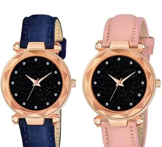 Classy Analog Watches for Women, Pack of 2