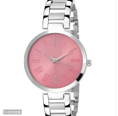 Stylish Silver Metal Analog Watch For Women