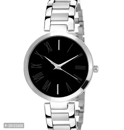 Stylish Silver Metal Analog Watch For Women-thumb0