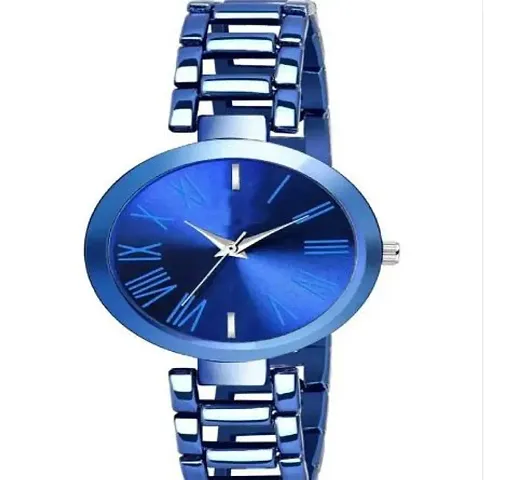 Watch City Watch for Girl and Female | Women | Ladies Analogue Dial Women's Watch, Club Watches for Women and Girl Stainless Belt Gift for Girl Friends | Wife |Sister|Blue