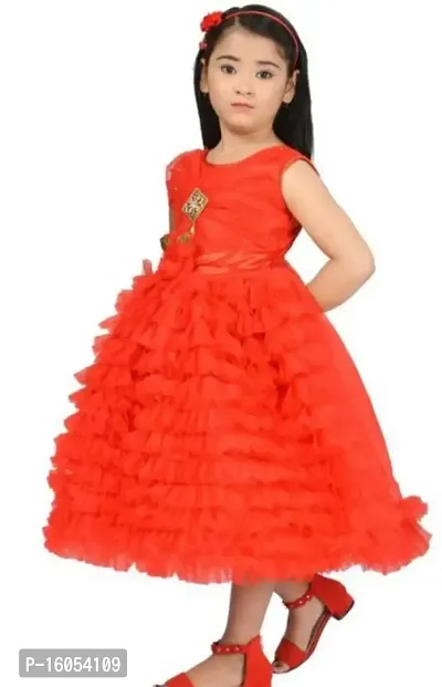 APNA COLLECTION Baby Girls Calf Length Party Dress-thumb3