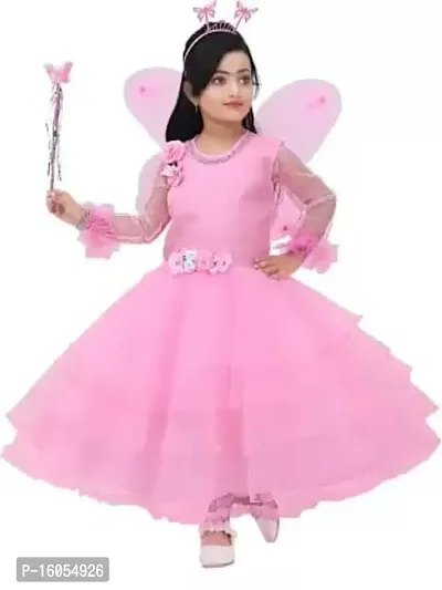 Girls Kids Full Sleeve Pari Dress-thumb0