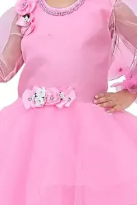 Girls Kids Full Sleeve Pari Dress-thumb1
