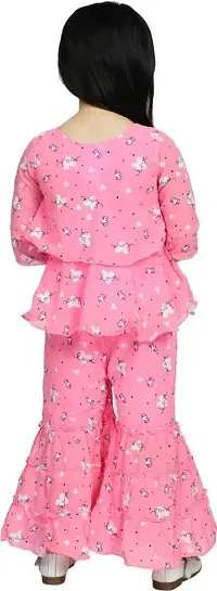 APNA COLLECTION Girls Party/Festive Top Pyjama Set-thumb1