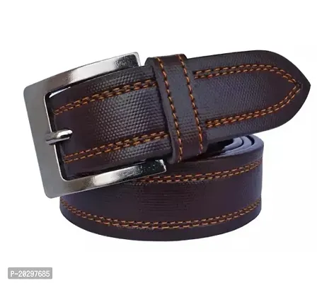 Elegant  Brown Wide Belts For Men-thumb0