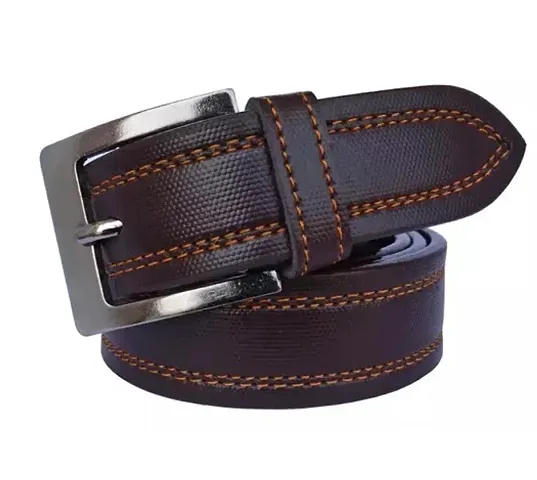 Elegant Brown Wide Belts For Men