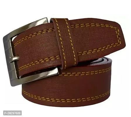 Elegant  Brown Wide Belts For Men