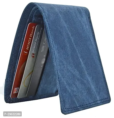 Elegant Artificial Leather Self Design Wallets For Men