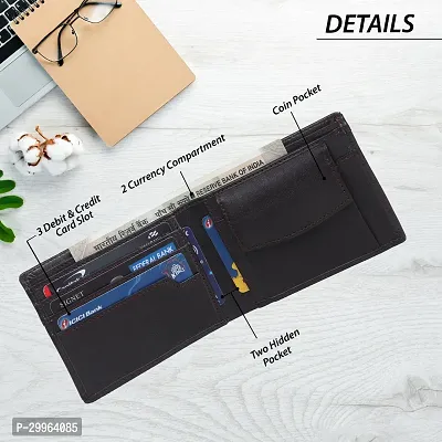 HENEDA Men Casual Formal Artificial Leather Wallet-thumb3