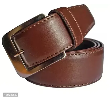 Elegant  Brown Wide Belts For Men-thumb0