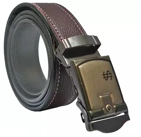 Elegant Synthetic Textured Belts For Men