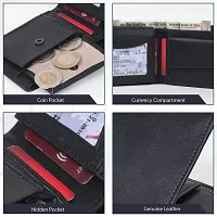 HENEDA Men Formal  Genuine Leather Wallet-thumb3