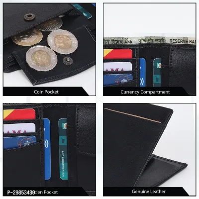 Stylish Artificial Leather Wallet for Men-thumb2