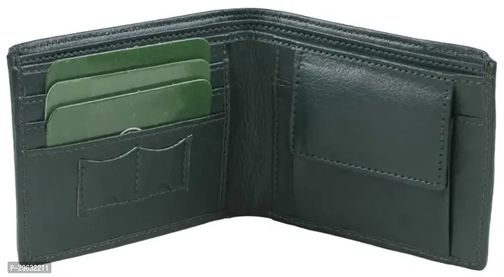 Elegant Artificial Leather Solid Wallets For Men