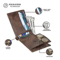 Elegant Artificial Leather Solid Wallets For Men-thumb1