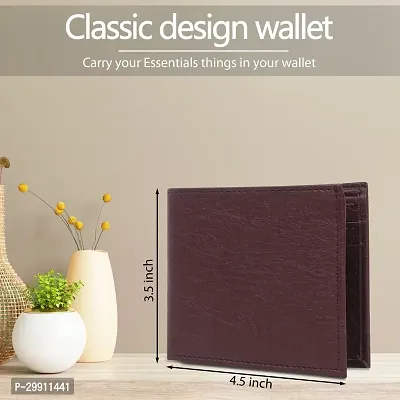 Stylish Artificial Leather Wallet for Men-thumb3