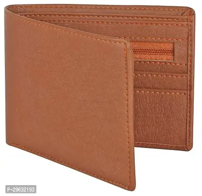 Elegant Artificial Leather Self Design Wallets For Men