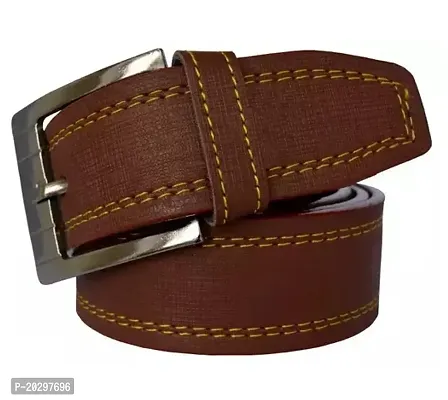 Elegant  Brown Wide Belts For Men