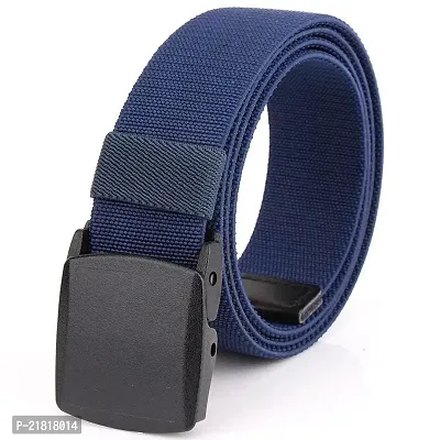 Men's Causal Nylon Navy Blue Belt