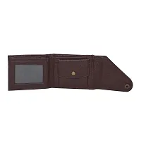 Men's Formal  Causal Artificial Leather Brown Wallet-thumb2