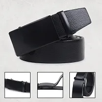 Men's Formal  Causal Artificial Leather Black Belt-thumb2