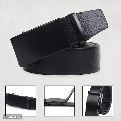 Men's Formal  Causal Artificial Leather Black Belt-thumb3