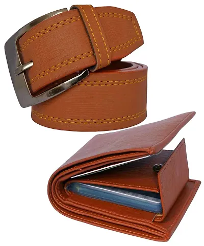 Stylish Wallet with Belt Combo Pack