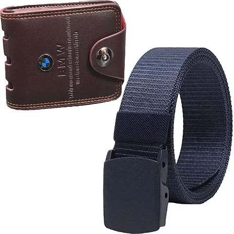 Stylish Wallet with Belt Combo Pack