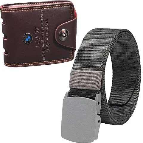 Stylish Wallet with Belt Combo Pack