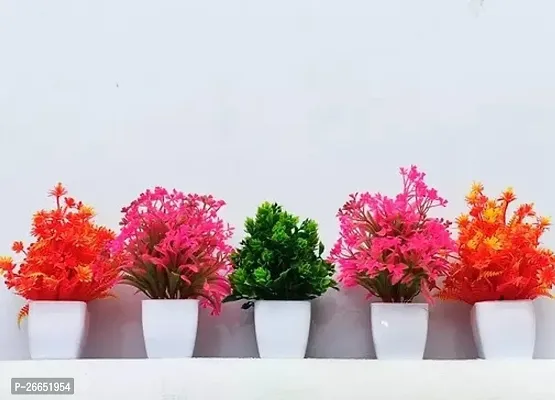 Decorative Artificial Bonsai Plants Pack Of -5 , Size - 20 Cm