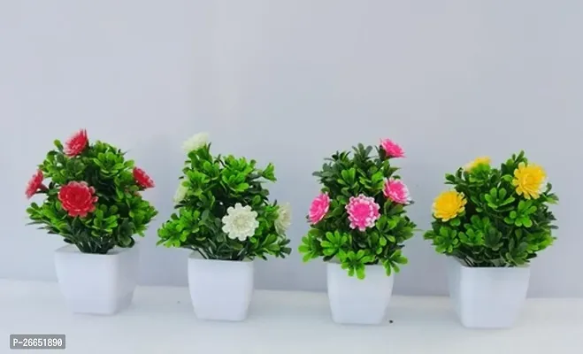 Decorative Artificial Natural Simplicity Decorative Decorative Artificial Flowers Plants Pack Of -4 - 15 Cm