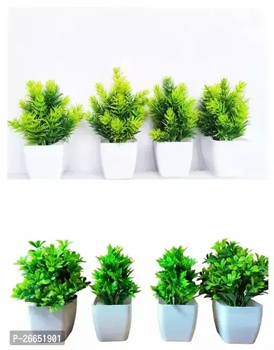 Decorative Artificial Natural Simplicity Trends Flower Plants Pack Of -8 , Size - 18 Cm