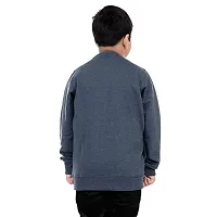 Dunamis Presents Kids Sweat Shirts | Vertical Striped | Stylish and Comfortable | 100% Cotton | Denim | 11-12 Years-thumb3