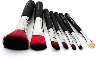 Women's  Girl's TYA 6155 Makeup kit + 1 Pcs Blender Puff + 1 Pcs Cleaner +7 Black Kity Malkeup Brush - (Pack of 10)-thumb3