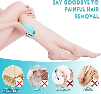 Generic Hair Remover for Women and Men Upgraded Nano-crystalline Dots Technology Hair Removal for Women Painless Hair Remover for Women Reusable Painless Hair Removal Stone-thumb2