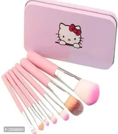 Women's  Girl's TYA 6155 Multicolor Makeup Kit with 7 Pink Makeup Brushes, 1 Nude Eyeshadow Palette, 1 Compact Powder, 36H Eyeliner and 1 Pink Beauty Blender - (Pack of 12)-thumb3