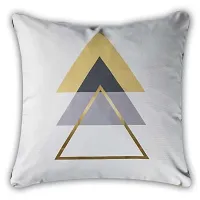 Designer Satin Printed Square Shaped Cushion Covers - Set of 5-thumb1