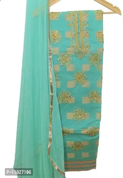 Beautiful Cotton Unstitched Suit Material For Women