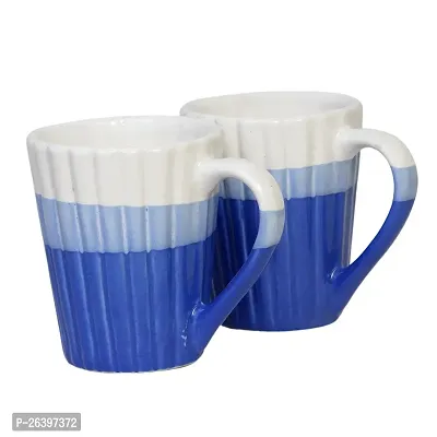 Useful Handmade Ceramic Milk And Coffee Mug- Pack Of 2