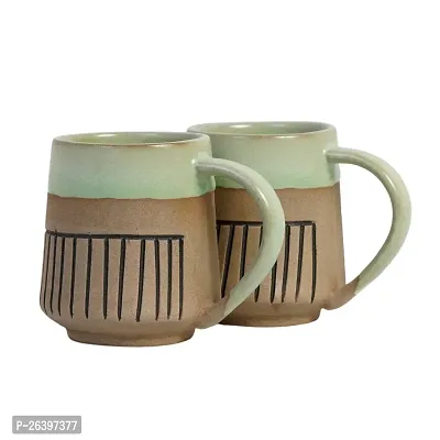 Useful Ceramic Coffee Tea Mugs- Pack Of 2