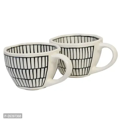 Useful Handcrafted Ceramic Coffee Mug- Pack Of 2-thumb0