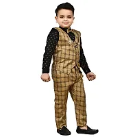 Boys Stylish Partywear 3 Piece Blazer Suit-thumb1